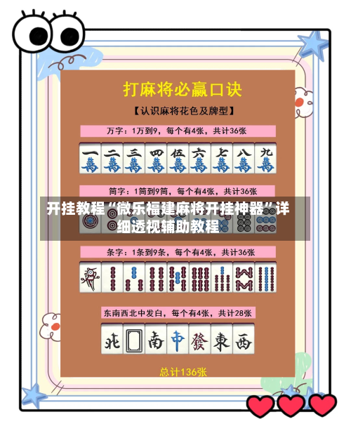 开挂教程“微乐福建麻将开挂神器	”详细透视辅助教程-第1张图片