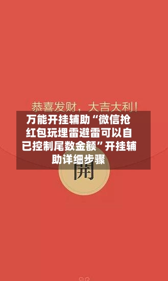万能开挂辅助“微信抢红包玩埋雷避雷可以自已控制尾数金额”开挂辅助详细步骤-第1张图片