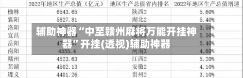 辅助神器“中至赣州麻将万能开挂神器	”开挂(透视)辅助神器-第1张图片