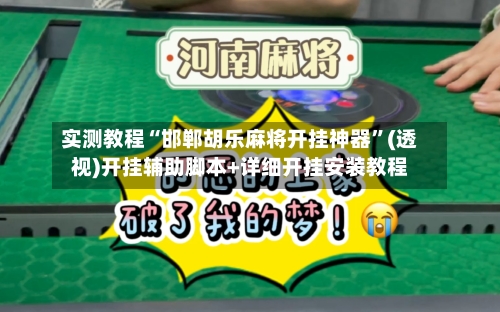 实测教程“邯郸胡乐麻将开挂神器”(透视)开挂辅助脚本+详细开挂安装教程-第1张图片