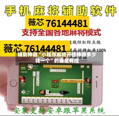 辅助神器“小程序麻将开挂神器多少钱一个”的确是有挂-第1张图片