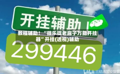 教程辅助！“微乐捉老麻子万能开挂器”开挂(透视)辅助-第1张图片