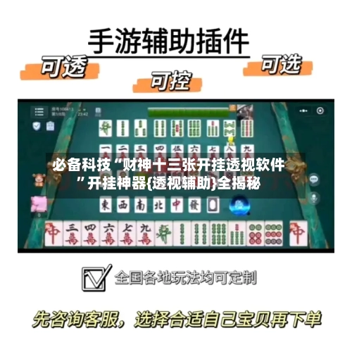 必备科技“财神十三张开挂透视软件	”开挂神器{透视辅助}全揭秘-第1张图片