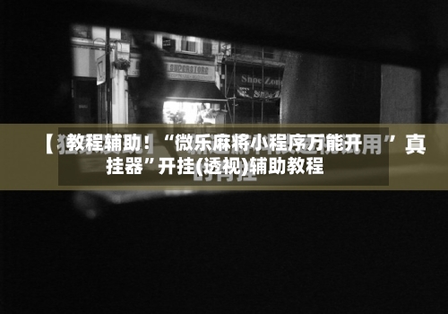 教程辅助！“微乐麻将小程序万能开挂器	”开挂(透视)辅助教程-第1张图片