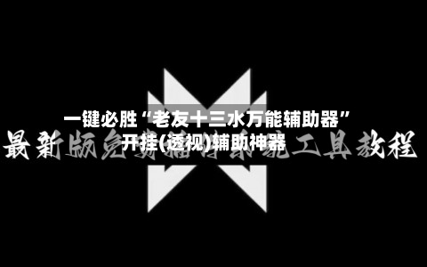 一键必胜“老友十三水万能辅助器”开挂(透视)辅助神器-第1张图片