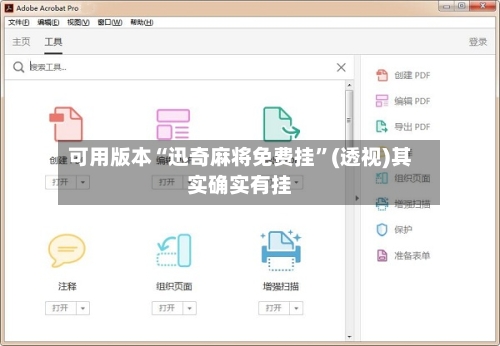 可用版本“迅奇麻将免费挂	”(透视)其实确实有挂-第1张图片
