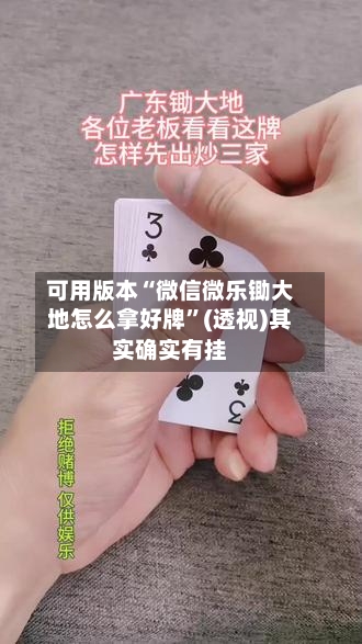可用版本“微信微乐锄大地怎么拿好牌	”(透视)其实确实有挂-第1张图片