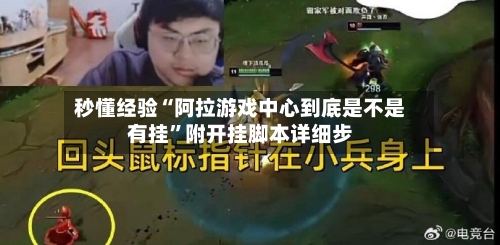 秒懂经验“阿拉游戏中心到底是不是有挂	”附开挂脚本详细步-第1张图片
