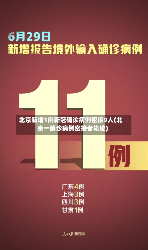 北京新增1例新冠确诊病例密接9人(北京一确诊病例密接者轨迹)-第1张图片
