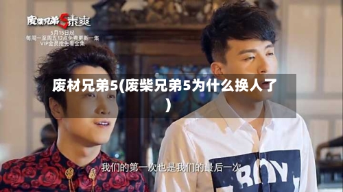 废材兄弟5(废柴兄弟5为什么换人了)-第1张图片