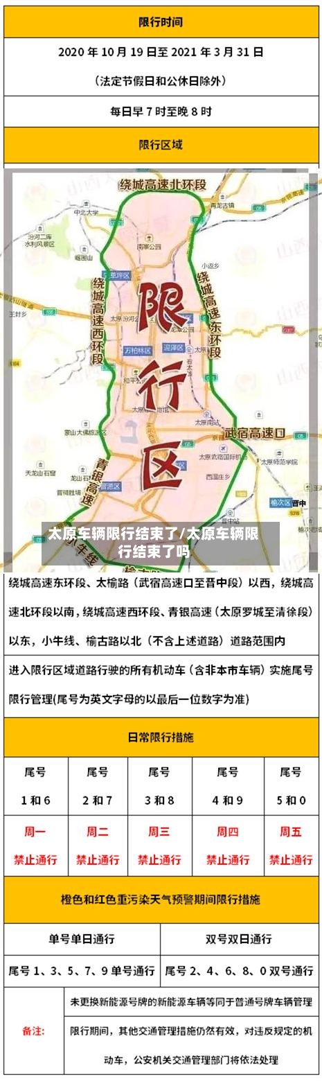 太原车辆限行结束了/太原车辆限行结束了吗-第1张图片
