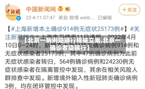 【北京一病例隐瞒行程被立案,北京一确诊者隐瞒行】-第1张图片