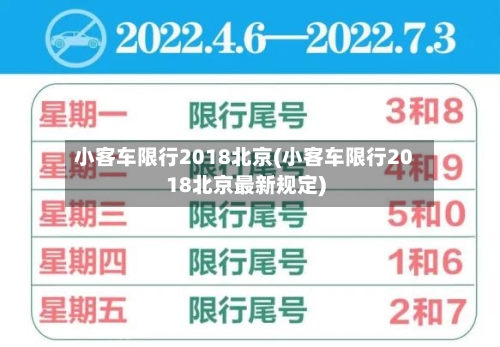 小客车限行2018北京(小客车限行2018北京最新规定)-第1张图片