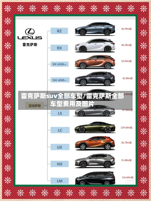 雷克萨斯suv全部车型/雷克萨斯全部车型费用及图片-第1张图片