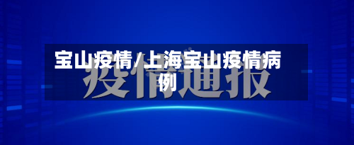 宝山疫情/上海宝山疫情病例-第1张图片