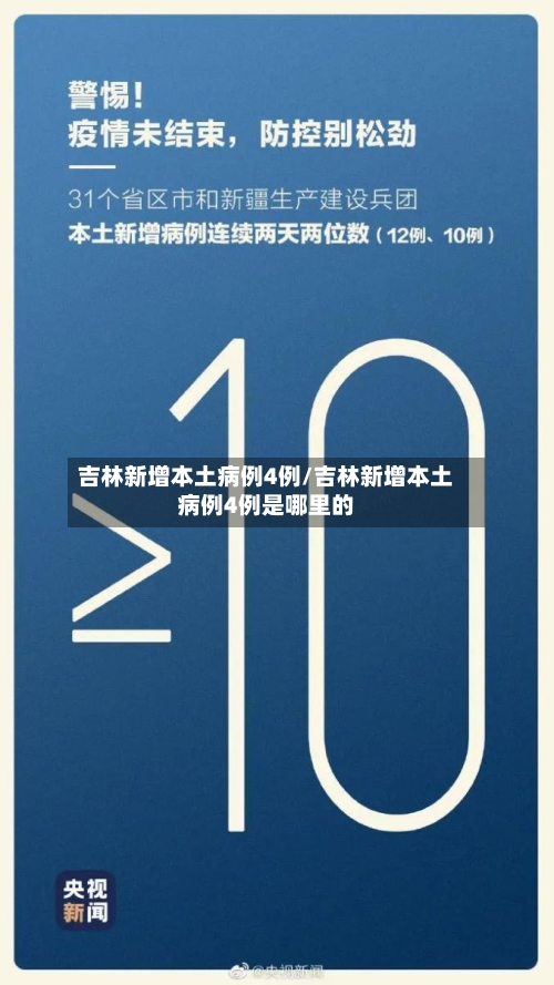 吉林新增本土病例4例/吉林新增本土病例4例是哪里的-第1张图片