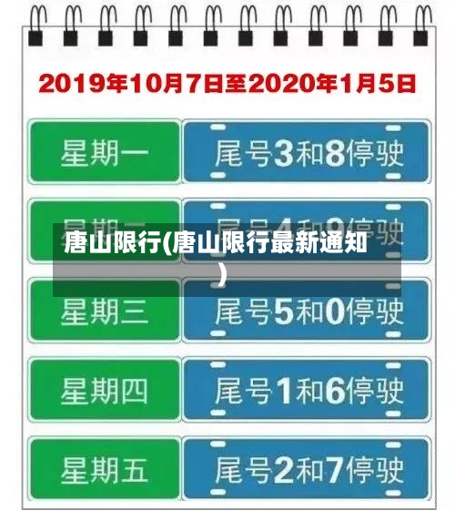 唐山限行(唐山限行最新通知)-第1张图片